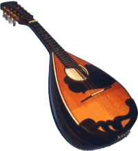 Neapolitanische Mandoline von K. Albert Gütter, Markneukirchen, ca. 1984 (Foto: Thekla Mattischeck)